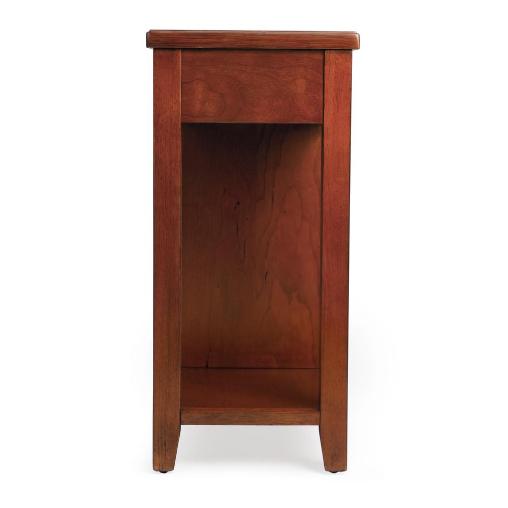 Kelton 4 Drawer Side Table, Medium Brown