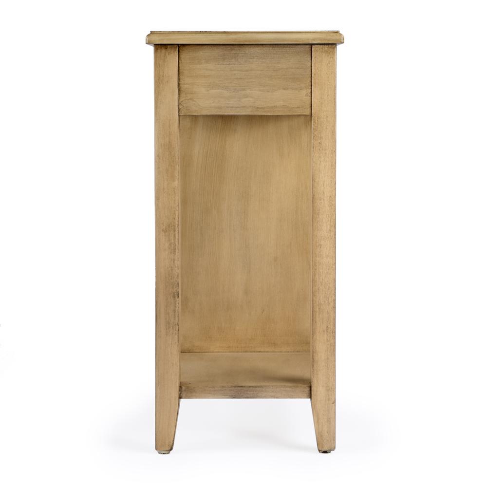 Kelton 4 Drawer Side Table, Beige