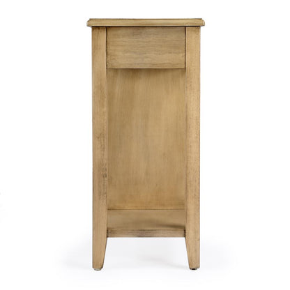 Kelton 4 Drawer Side Table, Beige