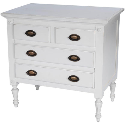 Easterbrook 4 Drawer Chest, White