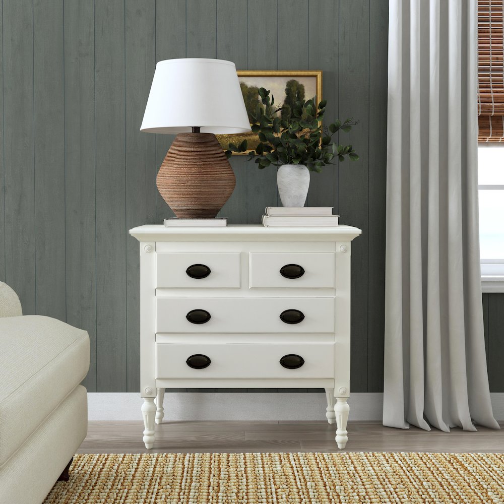 Easterbrook 4 Drawer Chest, White