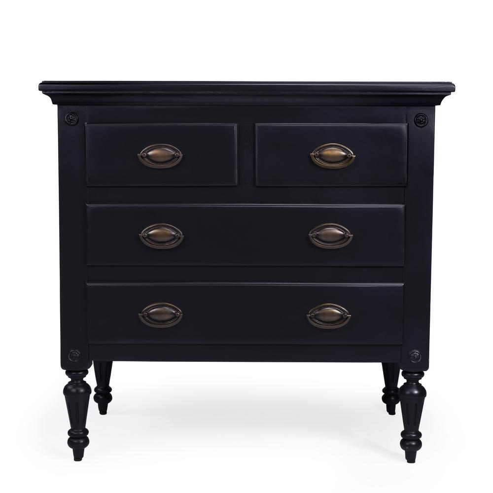 Easterbrook 4 Drawer Chest, Black