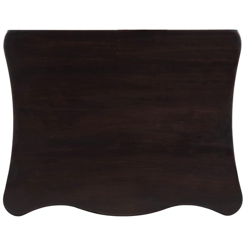 Rochelle 1 Drawer Nightstand, Dark Brown