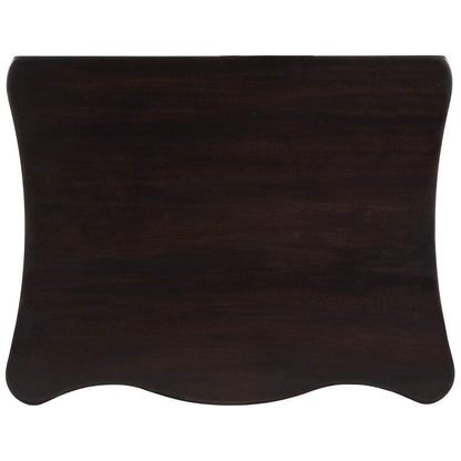 Rochelle 1 Drawer Nightstand, Dark Brown