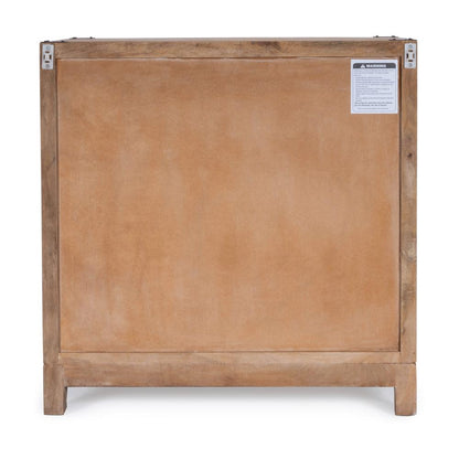 Forster Campaign 3 Drawer Dresser, Light Brown