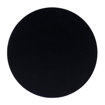 Zora Outdoor Round Pedestal Side Table, Black