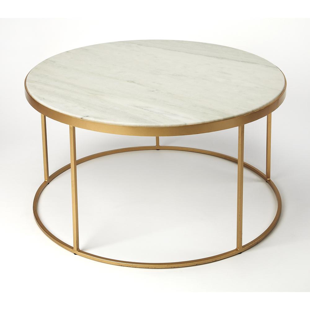 Triton Marble Coffee Table, Multi-Color