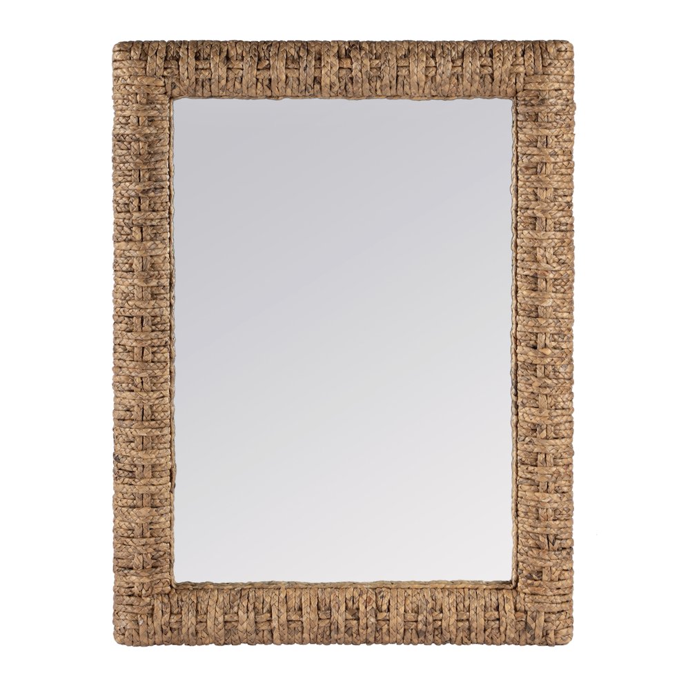 Gloucester Woven Wall Mirror, Dark Brown