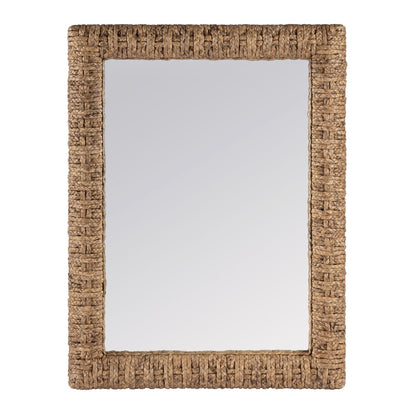 Gloucester Woven Wall Mirror, Dark Brown