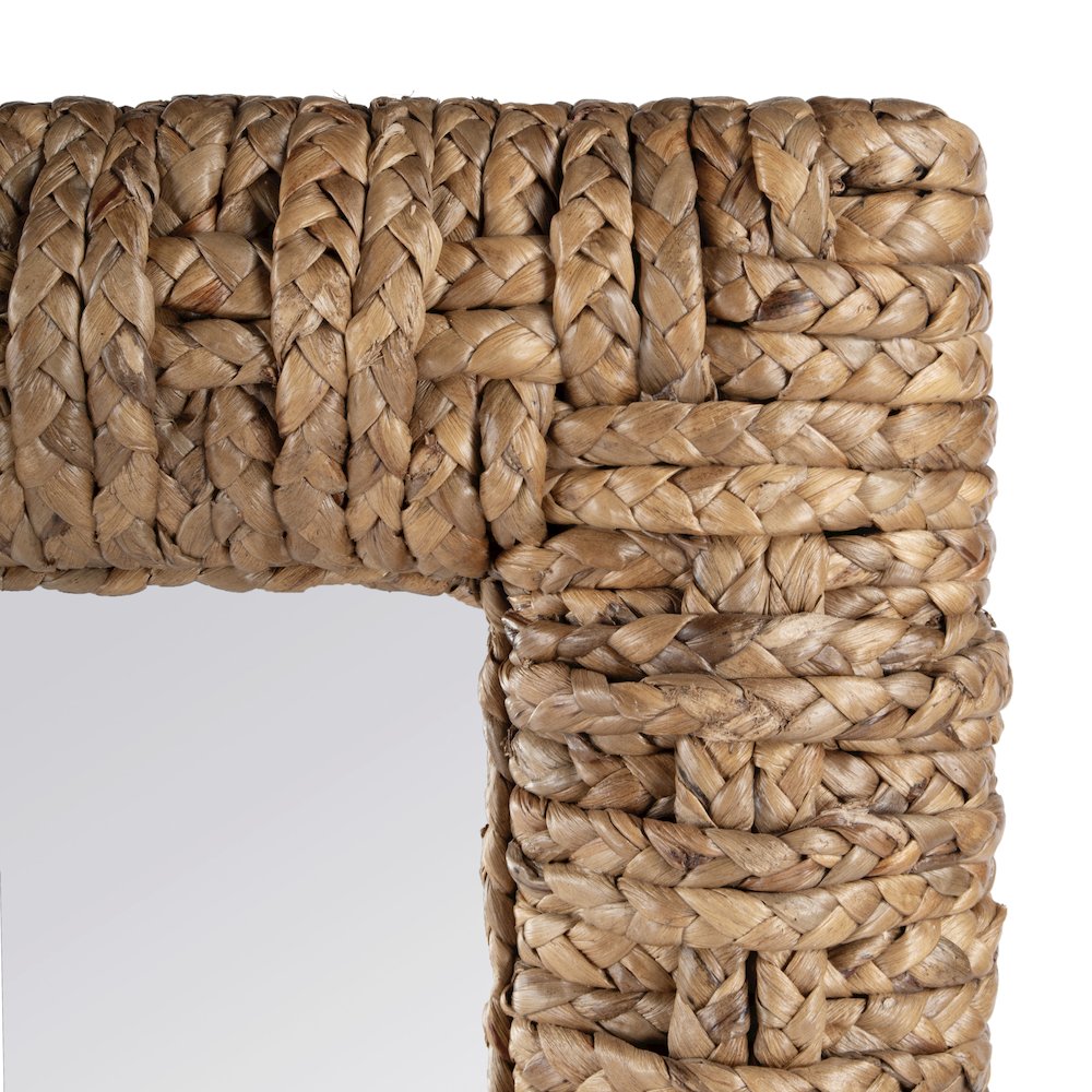 Gloucester Woven Wall Mirror, Dark Brown