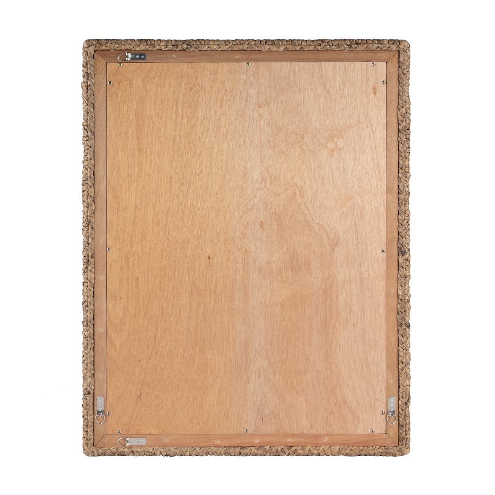 Gloucester Woven Wall Mirror, Dark Brown