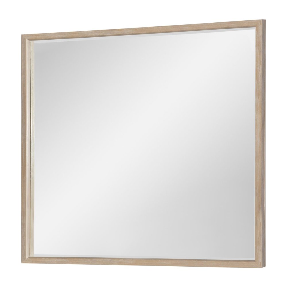 Biscayne Mirror Beveled, Malabar with Alabaster Fronts