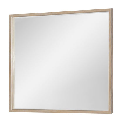 Biscayne Mirror Beveled, Malabar with Alabaster Fronts