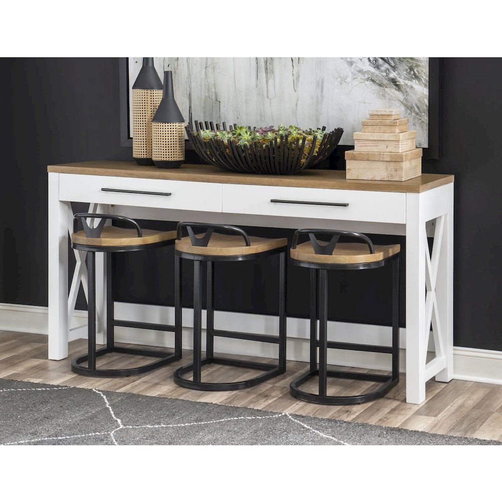 Franklin Sofa Table/Desk with Charging Station
