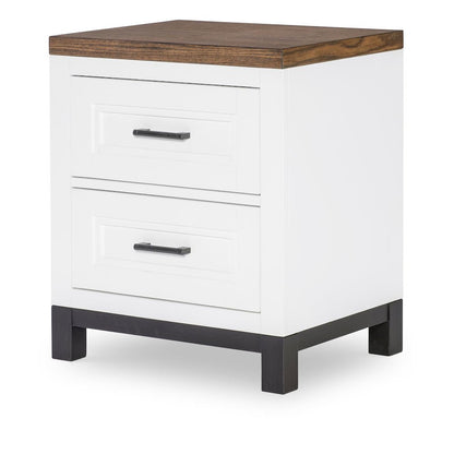 Dutton Nightstand with Power - 2 Drawers, Outlets, and USB Ports