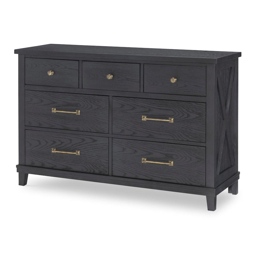 Flatiron Dresser (7 Drawers), Midnight