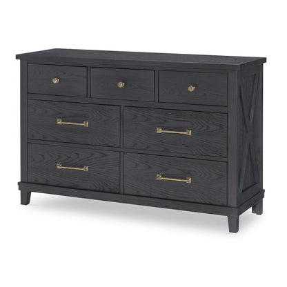 Flatiron Dresser (7 Drawers), Midnight