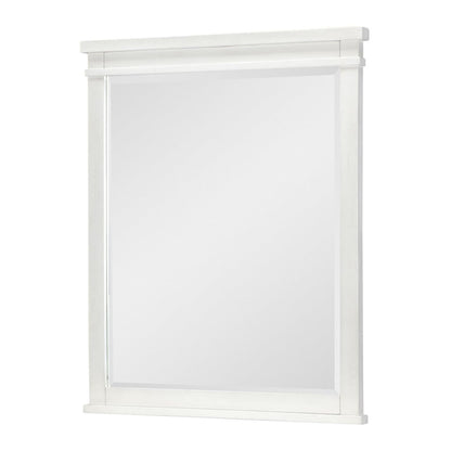 Flatiron Mirror (Beveled), Aged White