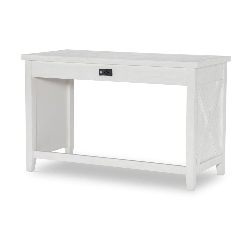 Flatiron Desk/Vanity (1 Drawer, 2 Outlets & 2 USB Ports)