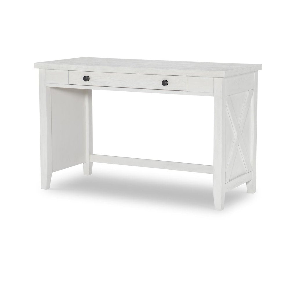 Flatiron Desk/Vanity (1 Drawer, 2 Outlets & 2 USB Ports)