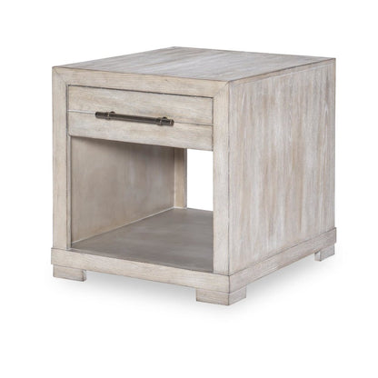Westwood Square End Table (1 Drawer, 1 Open Shelf)