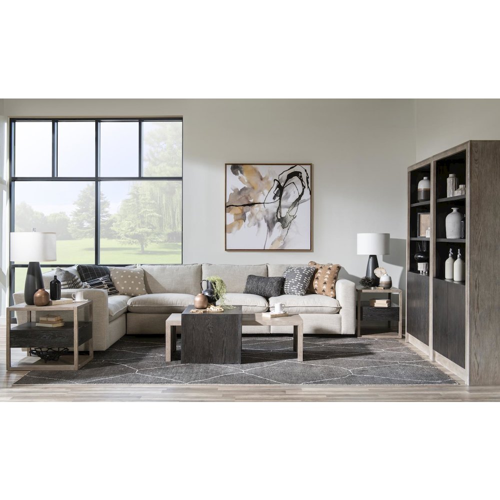 Halifax End Table (Two Tone, 1 Floating Drawer)