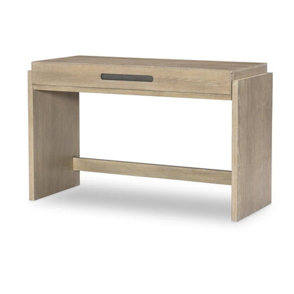 District Desk (1 Drawer), Weathered Oak