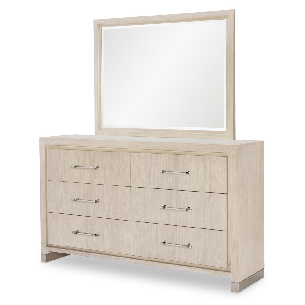 Bliss Mirror (Beveled), Soft Cashmere
