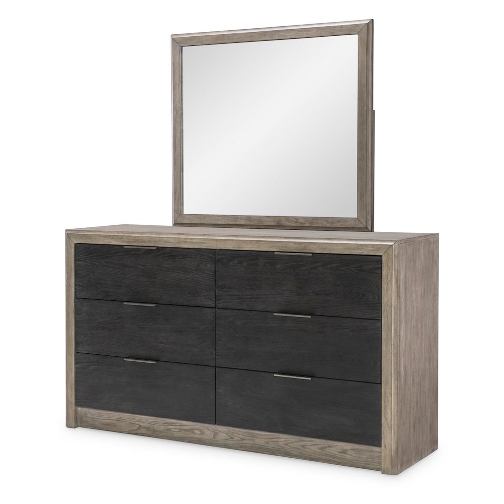 Halifax Mirror (Beveled), Flax and Java