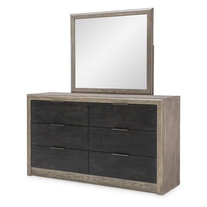 Halifax Mirror (Beveled), Flax and Java