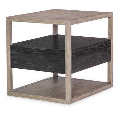 Halifax End Table (Two Tone, 1 Floating Drawer)