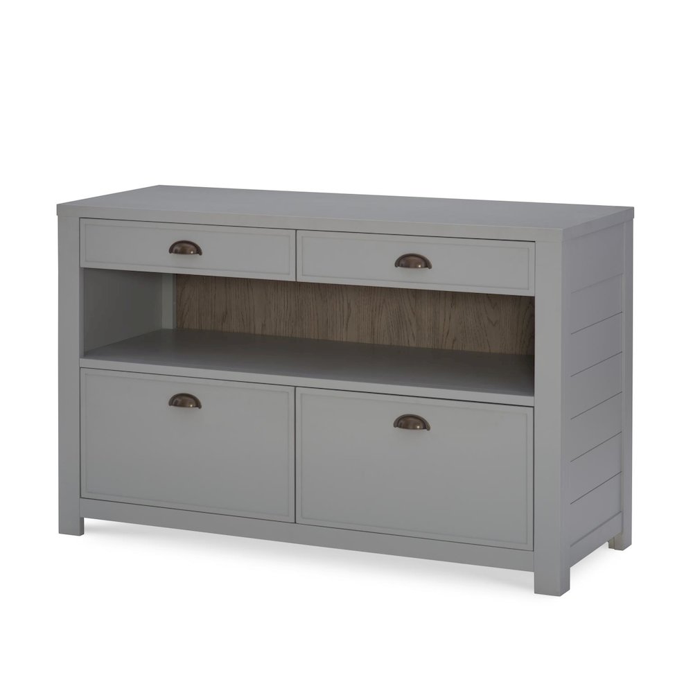 Union Square Home Office Credenza, 2 Drawers For Hanging Files, 1 Open Shelf