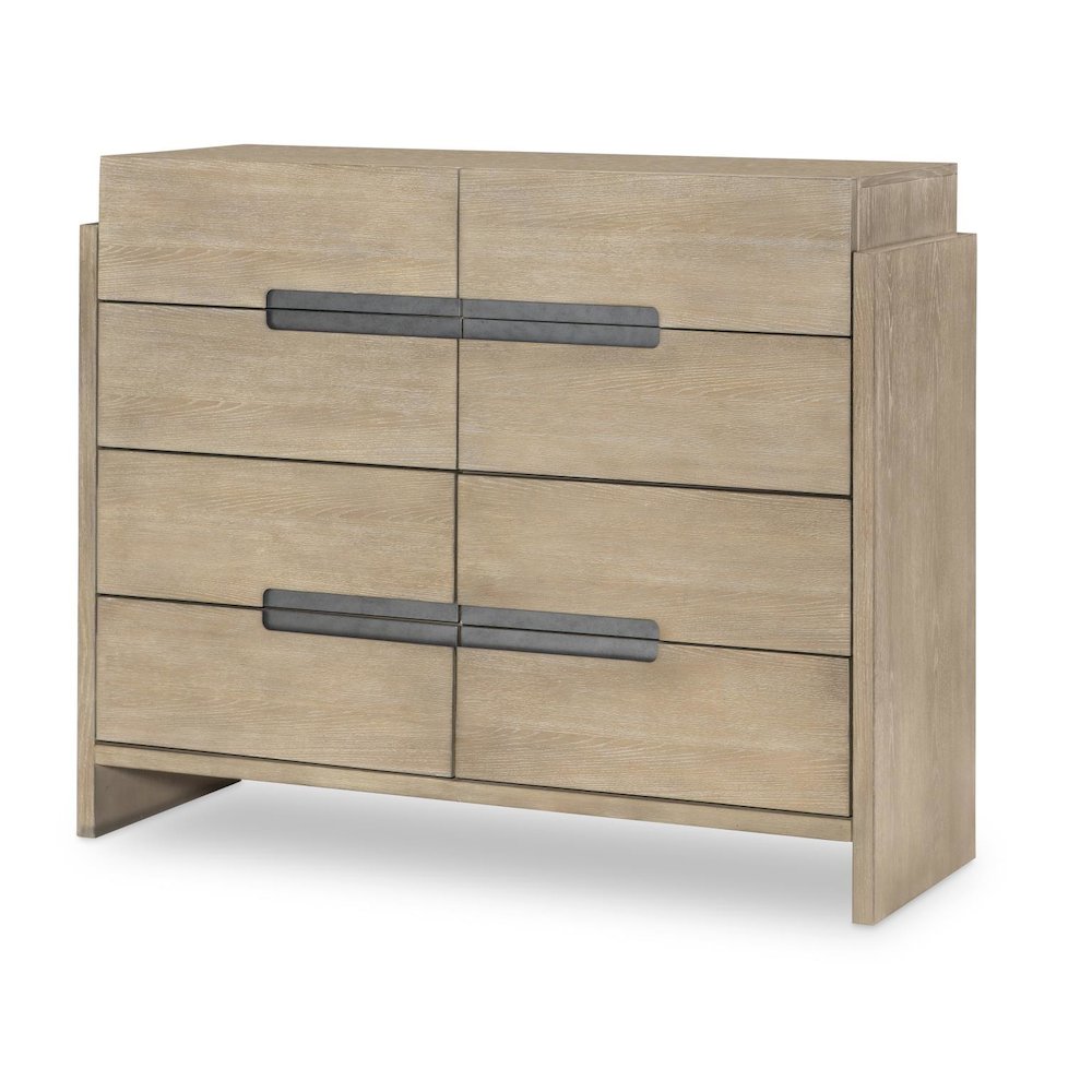 District Dresser (8 Drawers), Weathered Oak