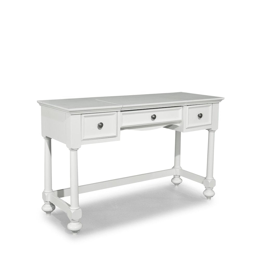 Madison Desk, Natural White Painted Finish