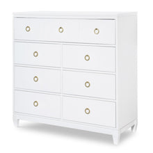 Summerland Bureau - 7 Drawer Jewelry Organizer with Felt Lined Top Drawer