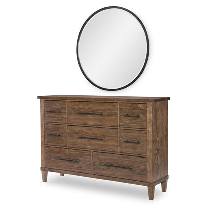 Artisan's Place Round Mirror (Black Finish)