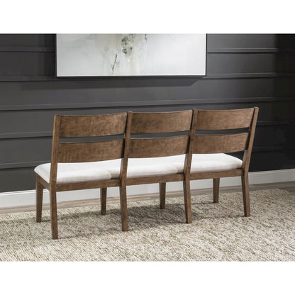 Artisan's Place Dining Bench, Vintage Pine / Ironwood