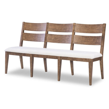 Artisan's Place Dining Bench, Vintage Pine / Ironwood