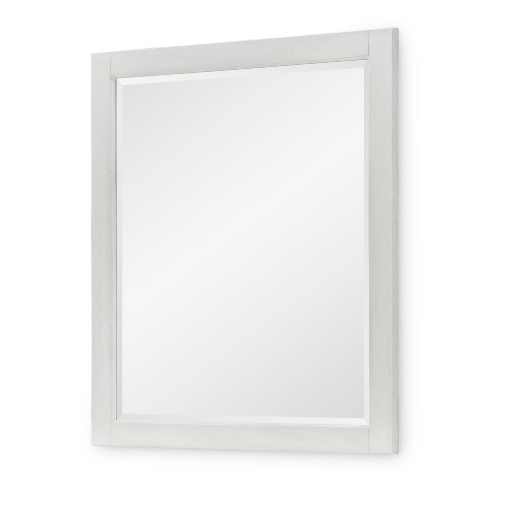 Ashton Mirror (Beveled), Bleached Linen