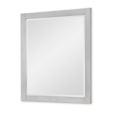 Preston Mirror, Bleached Linen, Bleached Linen