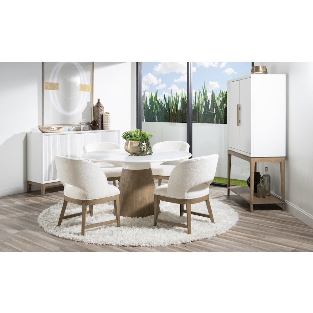 Melrose Bar Console (2 Doors, 2 Adj Shelves, 2 Drawers, 1 Pull Out Surface)