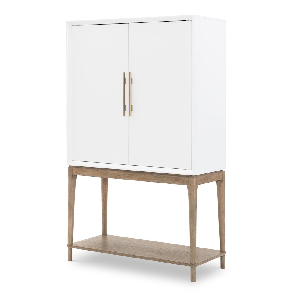 Melrose Bar Console (2 Doors, 2 Adj Shelves, 2 Drawers, 1 Pull Out Surface)