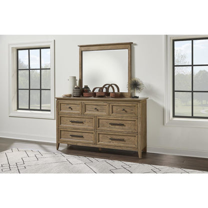 Beacon Hill Mirror (Beveled), Dusted Barley Finish