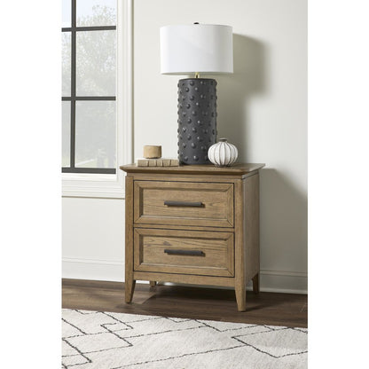 Beacon Hill Nightstand (2 Drawers, Power Outlet)
