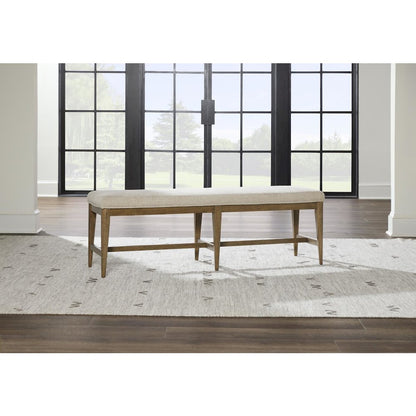 Beacon Hill Dining Bench, Dusted Barley Finish