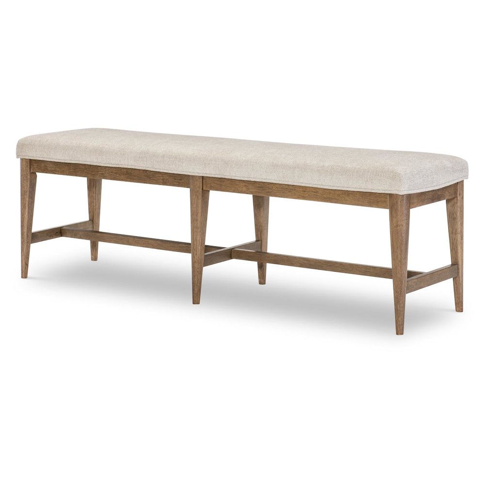 Beacon Hill Dining Bench, Dusted Barley Finish