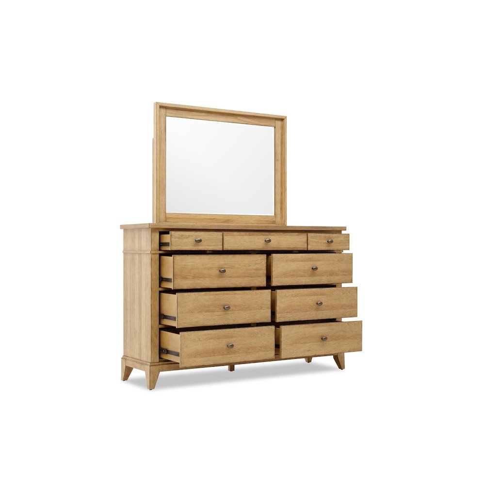 Dresser (9 drawers, felt lined top drawers, cedar lined bottom drawers)