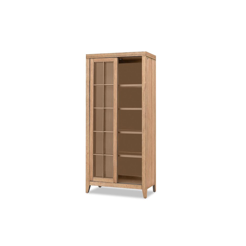 Today's Traditions Sliding Door Display Cabinet (LED Light)