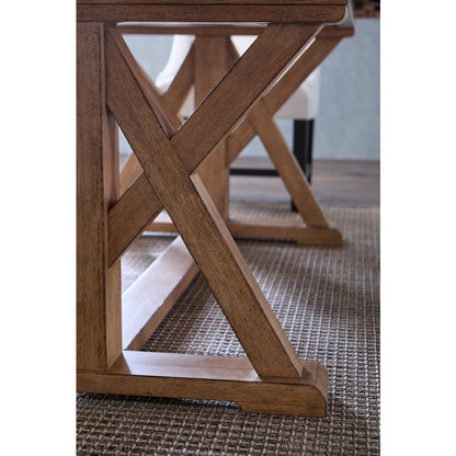 Today's Traditions Trestle Dining Table (one 20" leaf)