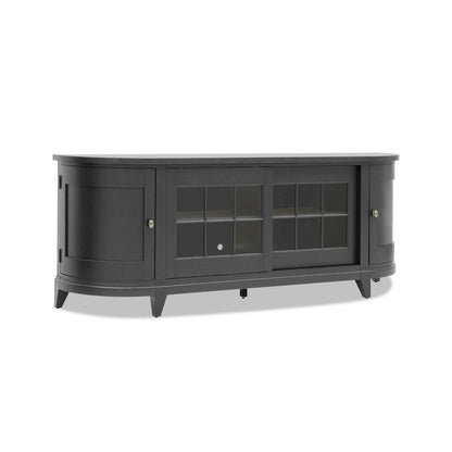 Entertainment Console (2 sliding doors, 2 doors, 4 adj shelves, 3 outlets)